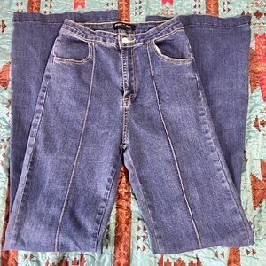Jealous Tomato Classic Blue Denim Jeans - SMALL